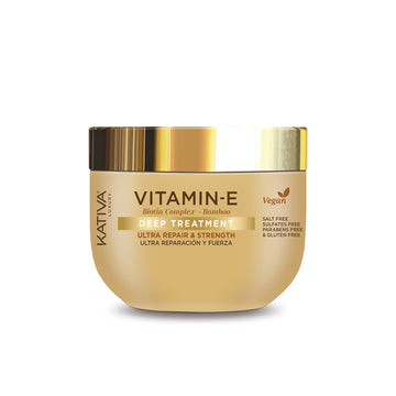 Kativa Deep Treatment 300ml - Ultra Repair & Strength with Vit-E Biotin Complex and Bamboo